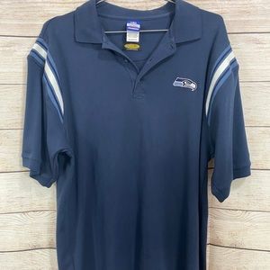 Mens Reebok Seattle Seahawks Polo size XL